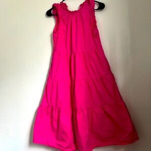 JCrew Pink Cotton Flowy Aline Dress Size XSP